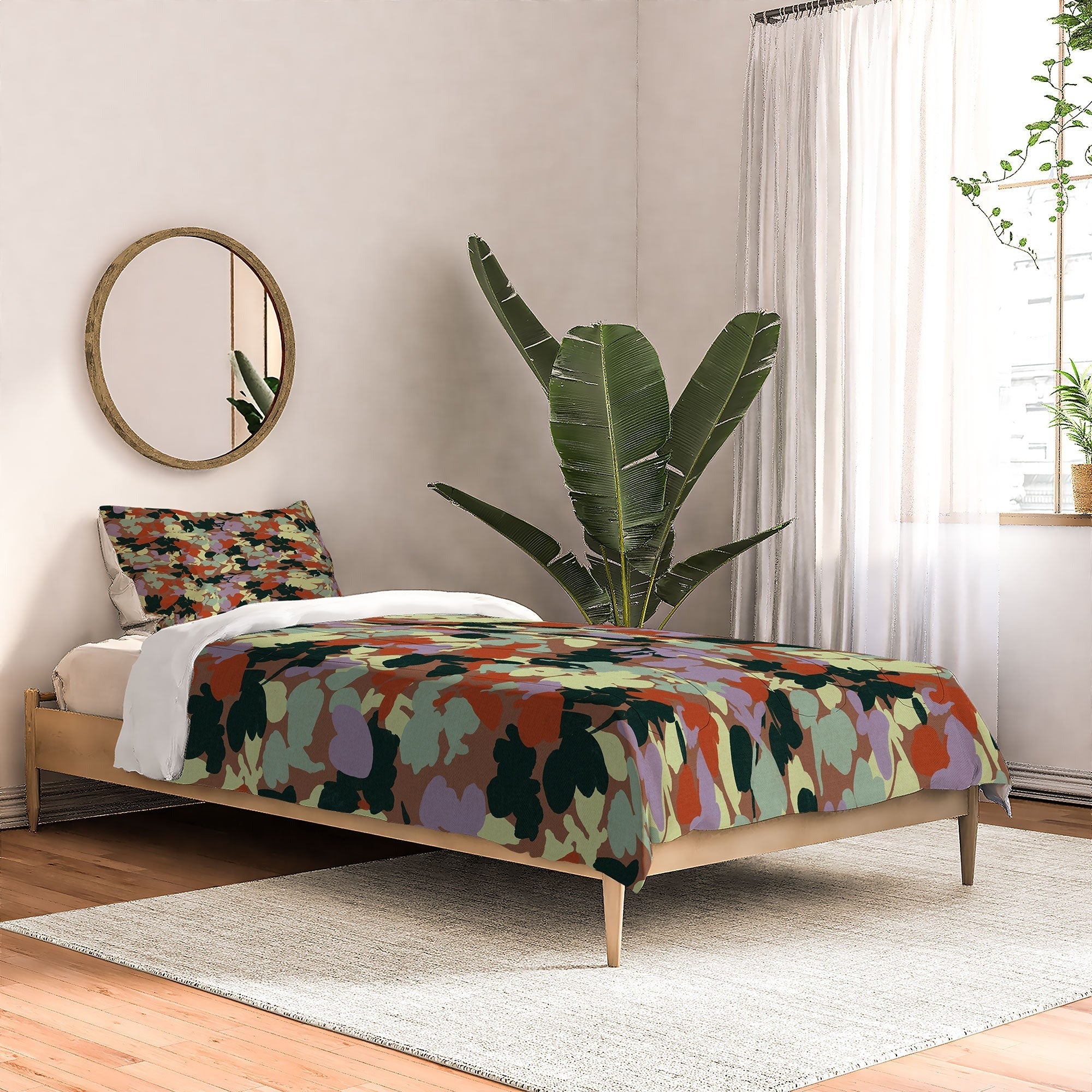 Marta Barragan Camarasa Retro Bloom Medley Comforter