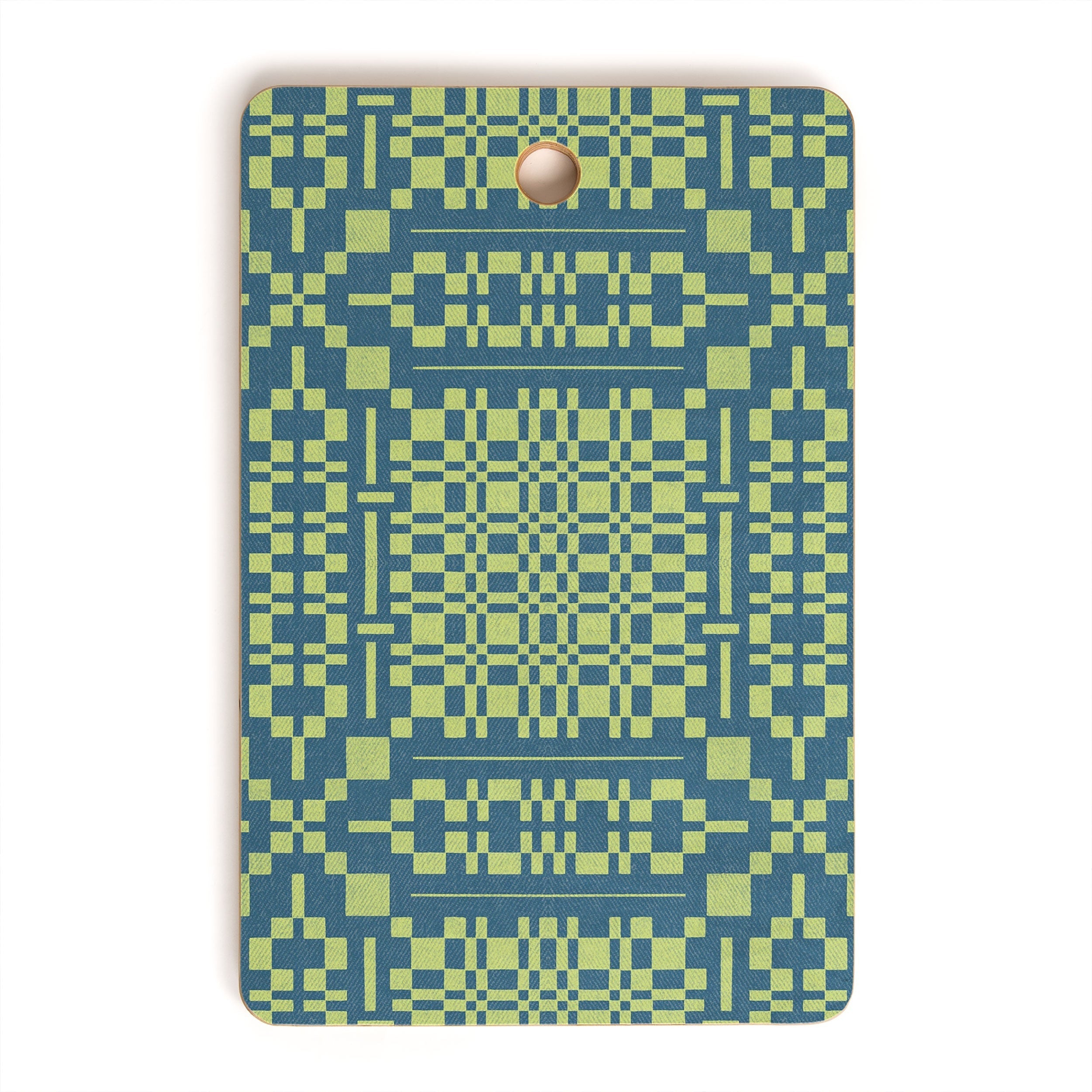 Marta Barragan Camarasa Nostalgic Grid Design Cutting Board Rectangle