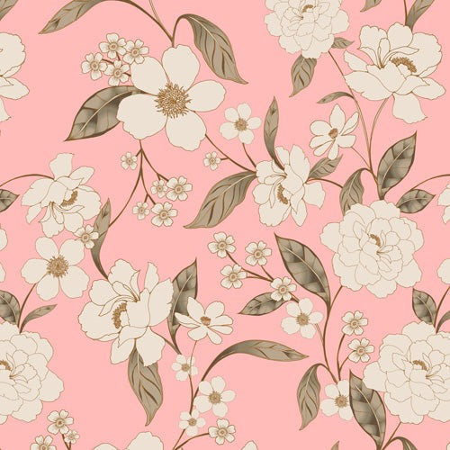 Gabriela Fuente Roberta in Pink Shower Curtain