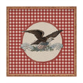 DENY Designs Gingham Eagle Square Tray