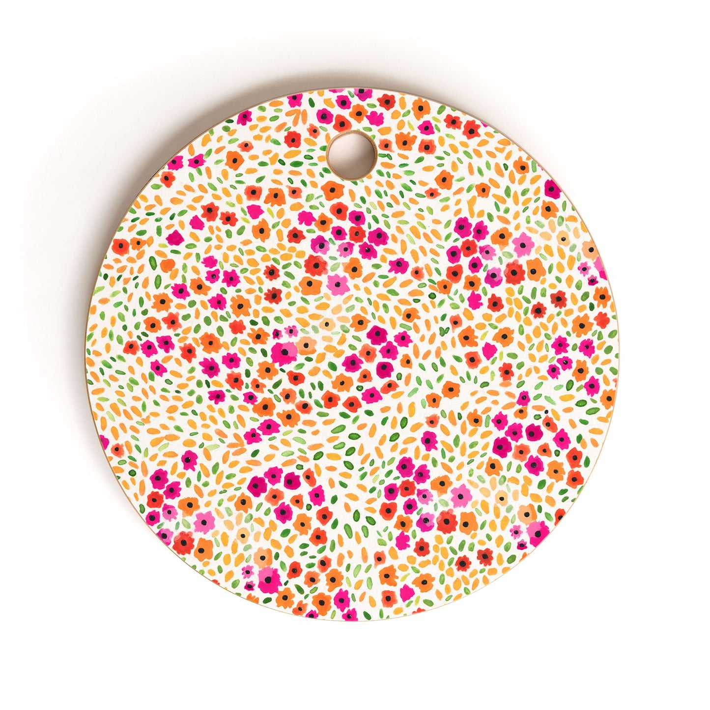Joy Laforme Azalea In Pink Cutting Board Round