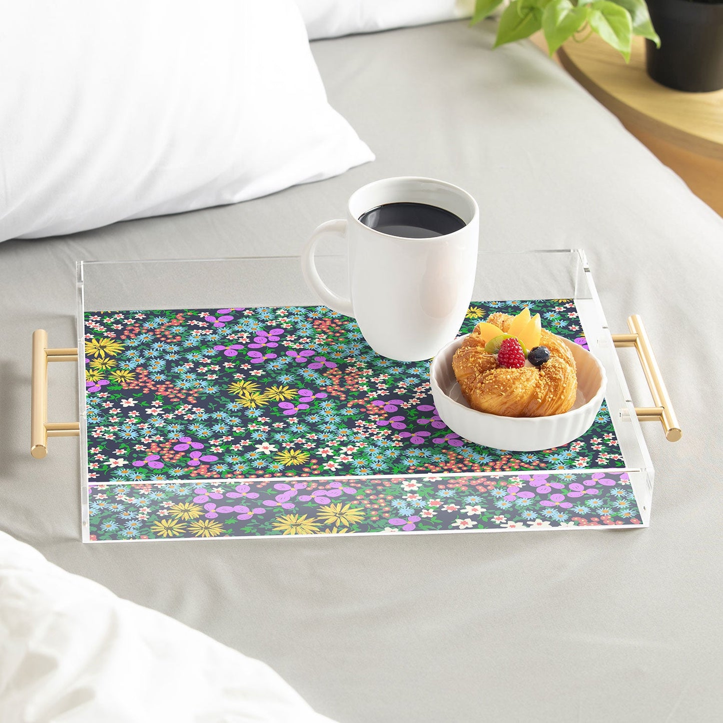 Joy Laforme Flower Bed Acrylic Tray