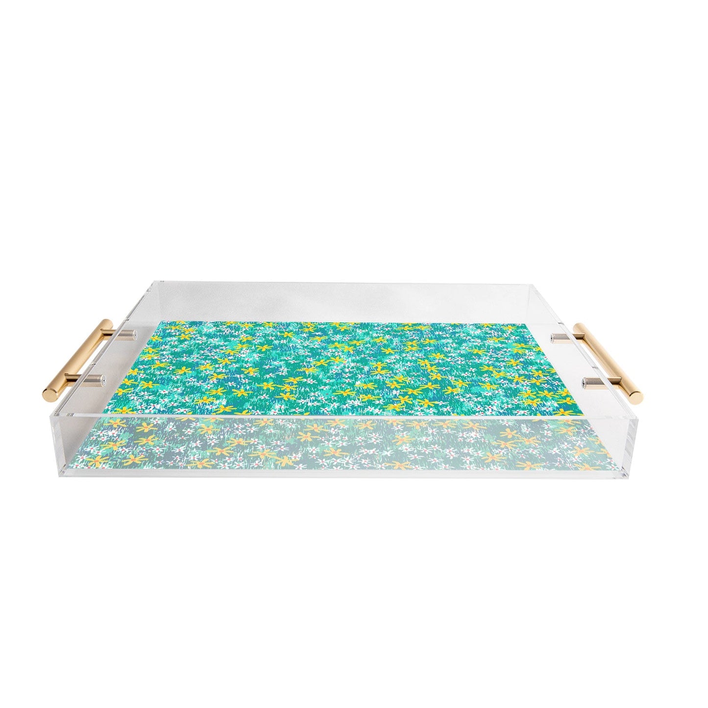 Joy Laforme Wild Daisies Acrylic Tray