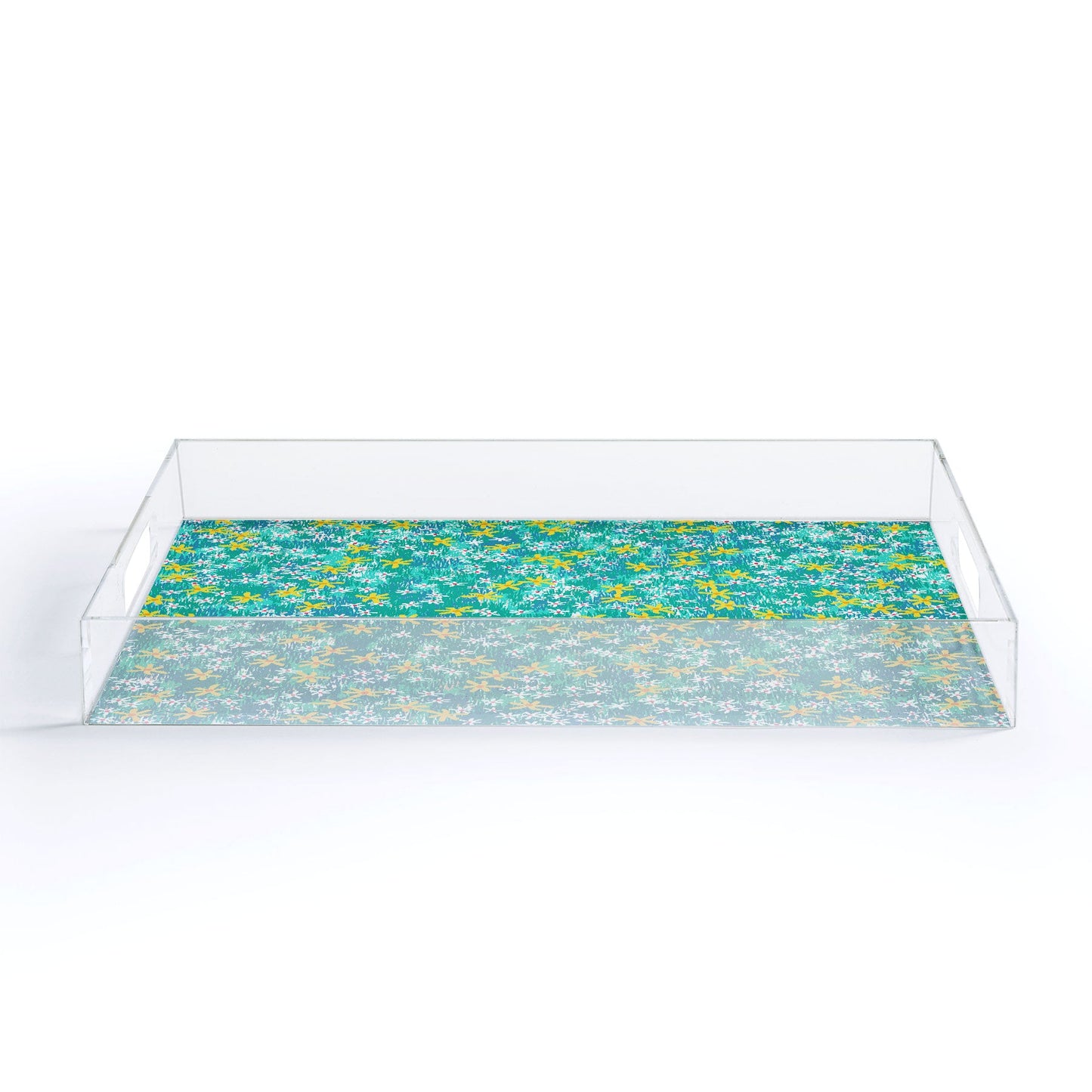 Joy Laforme Wild Daisies Acrylic Tray