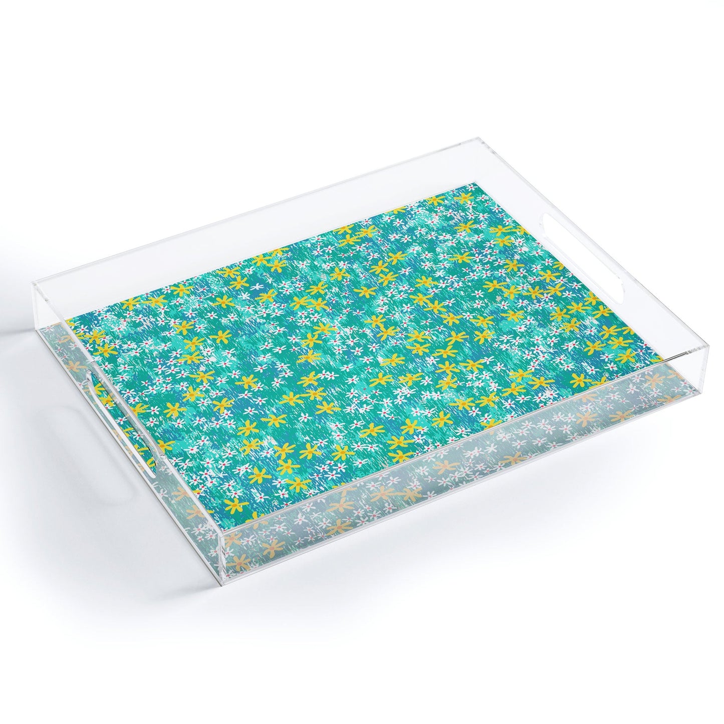 Joy Laforme Wild Daisies Acrylic Tray