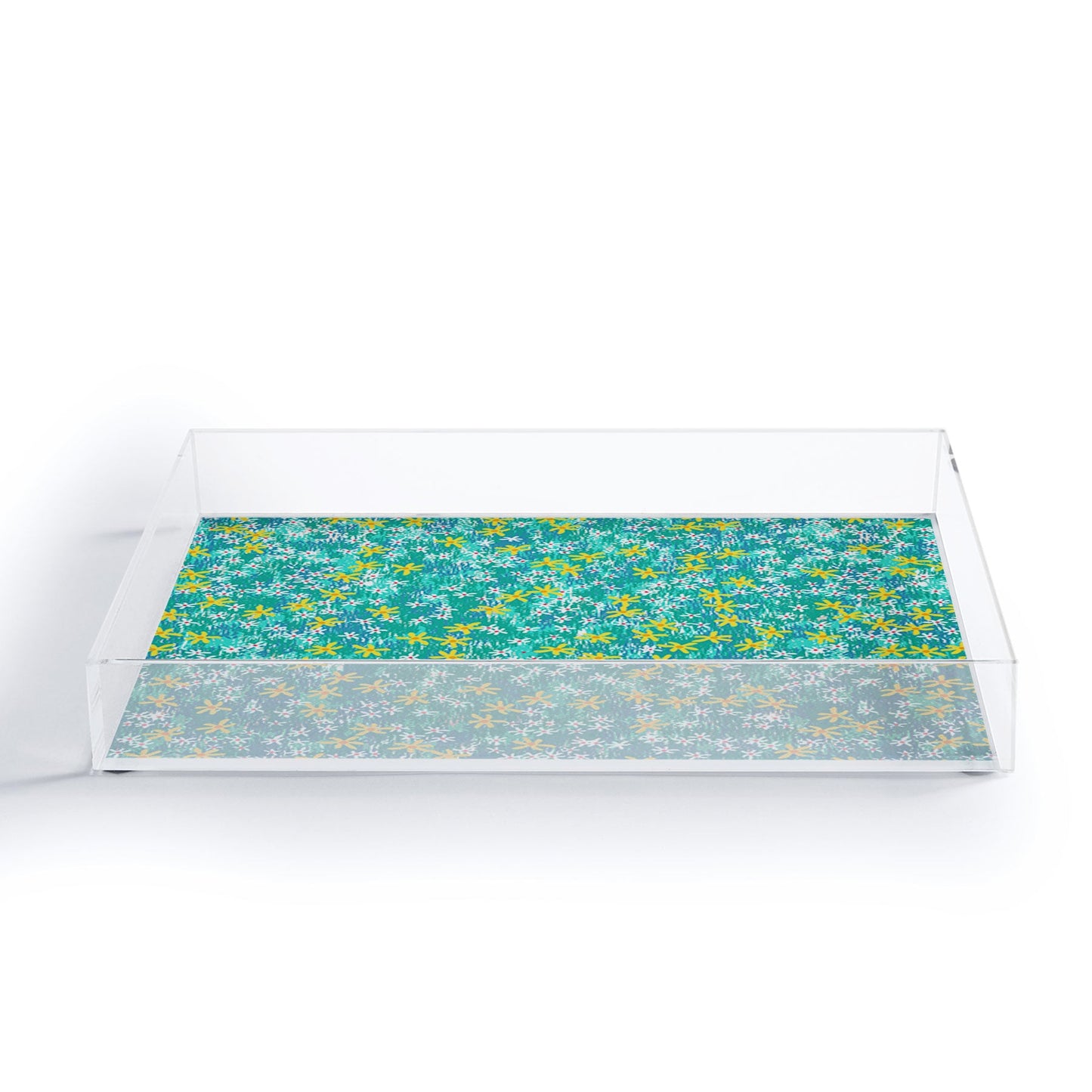 Joy Laforme Wild Daisies Acrylic Tray