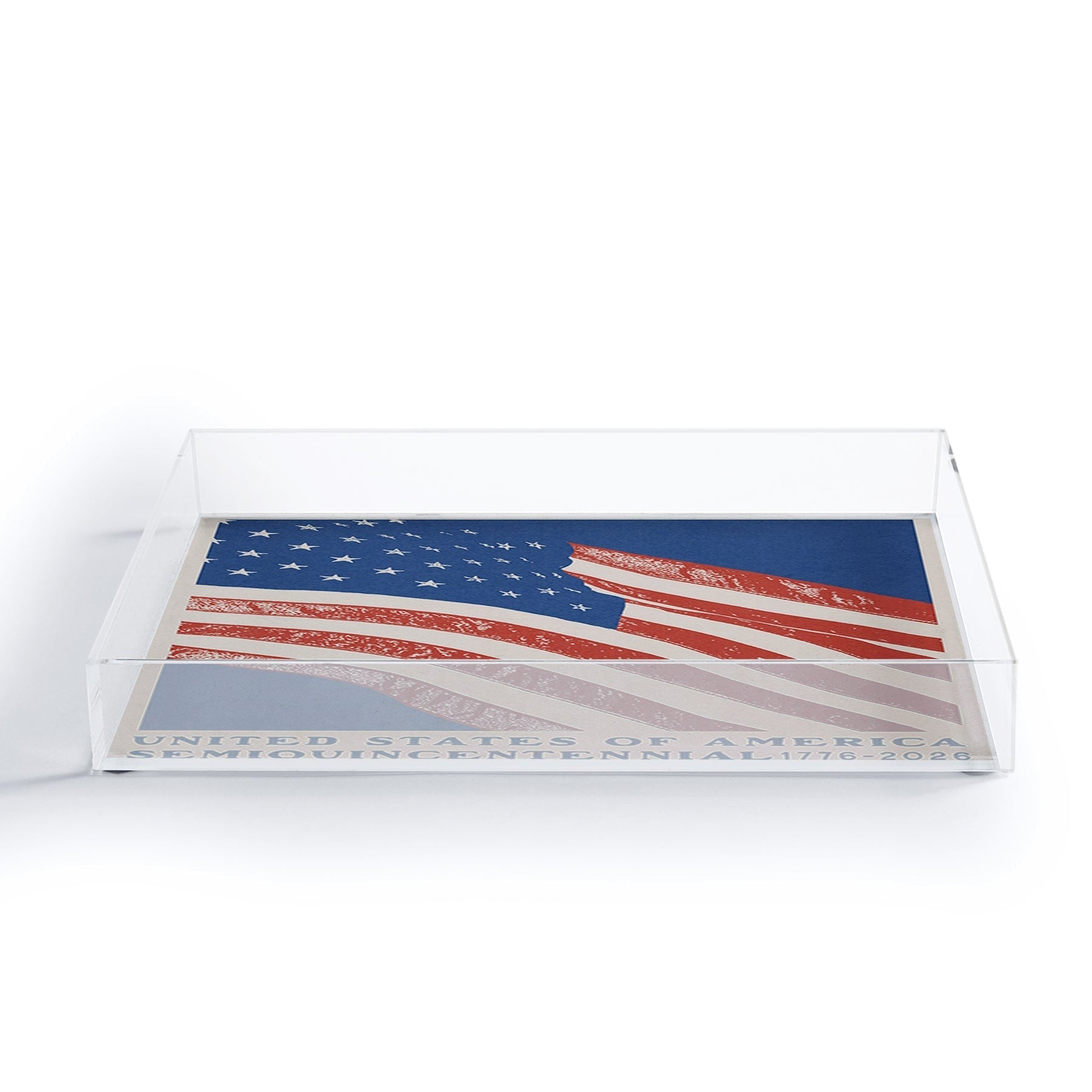 DENY Designs Stars n Stripes Semiquincentennial Acrylic Tray