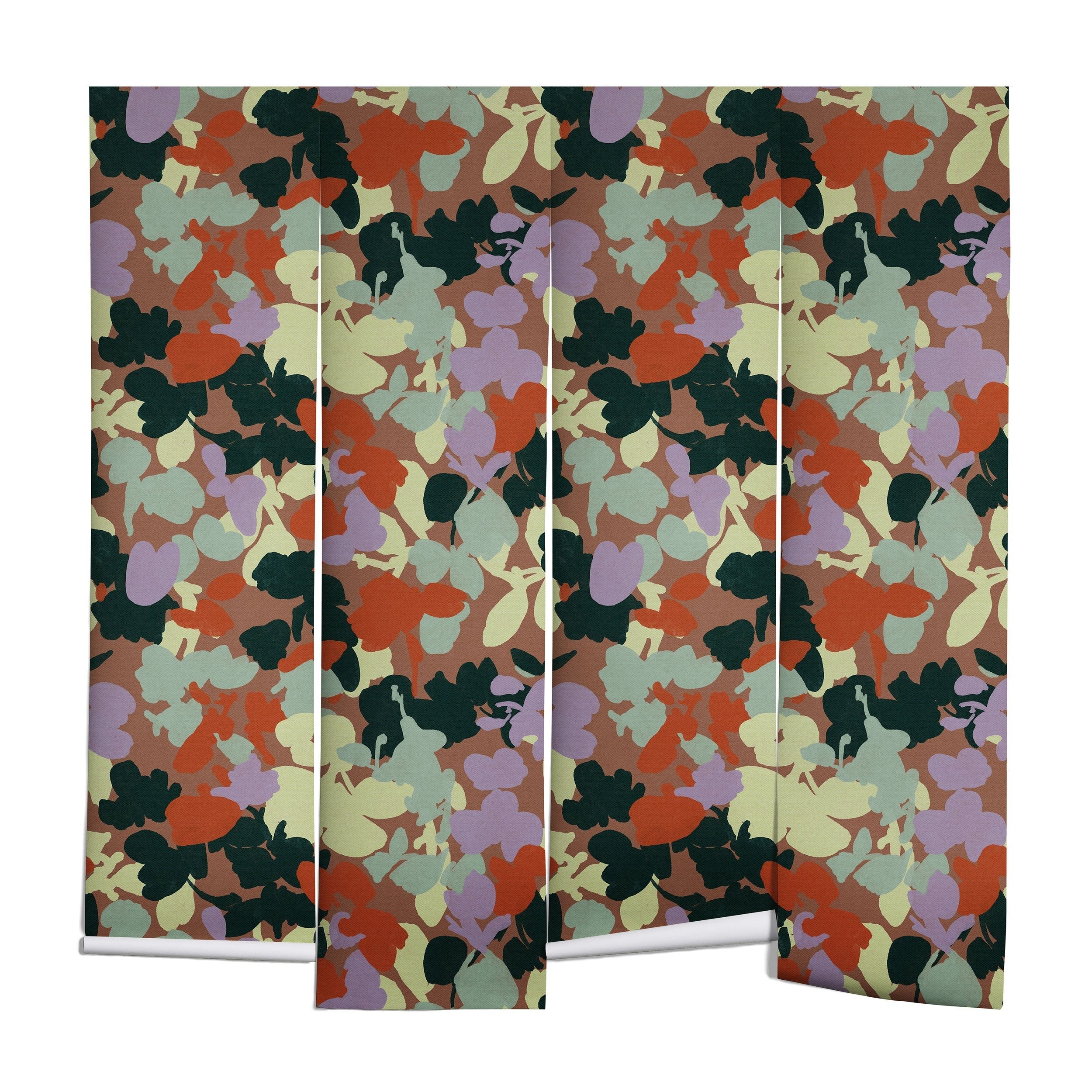 Marta Barragan Camarasa Retro Bloom Medley Wall Mural