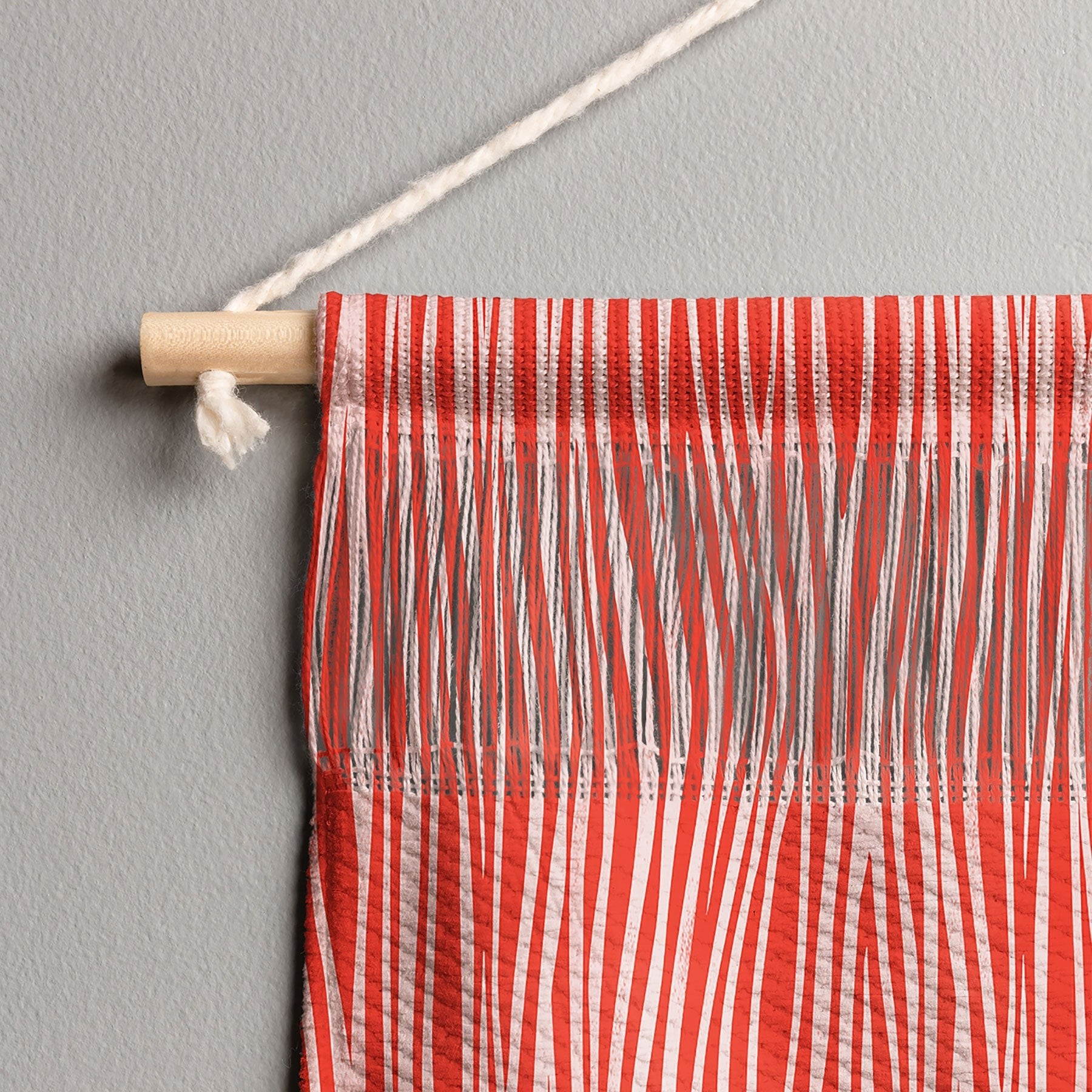 Avenie BR Red Zebra Stripe Wall Hanging Landscape