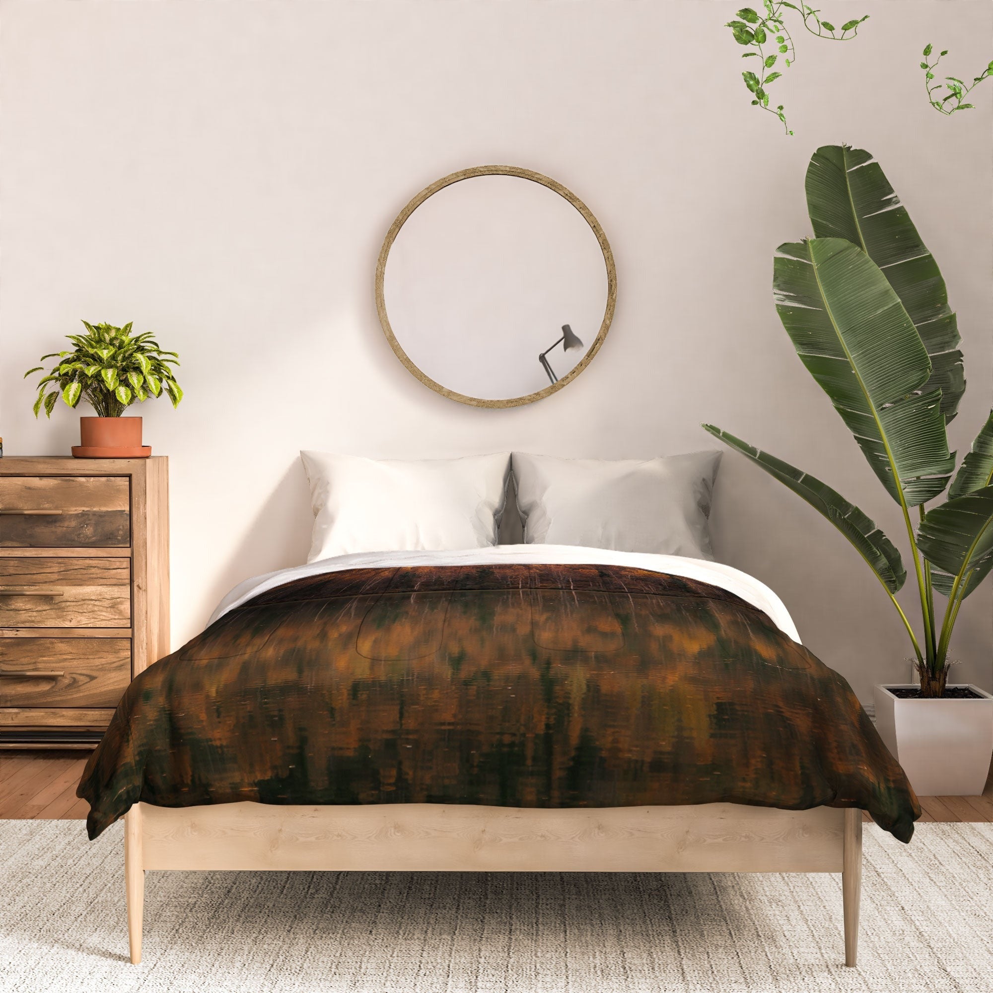 Hannah Kemp Fall Lake Comforter