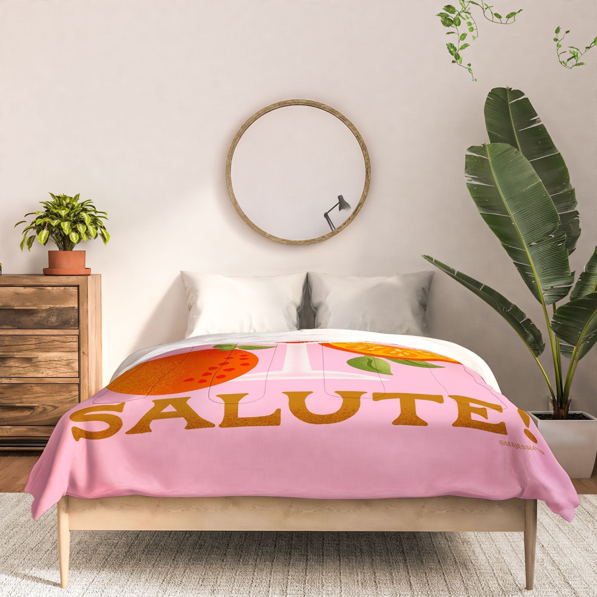 Jessica Molina Orange Spritz Comforter