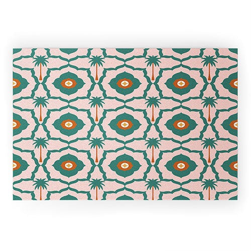Design by Spark Mid Mod Palm Springs Welcome Mat