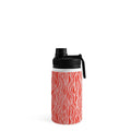 Avenie BR Red Zebra Stripe Water Bottle