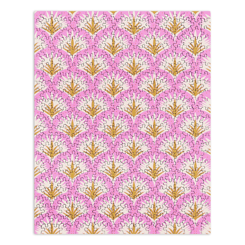 Jennifer Labre Pink Palmetto Puzzle