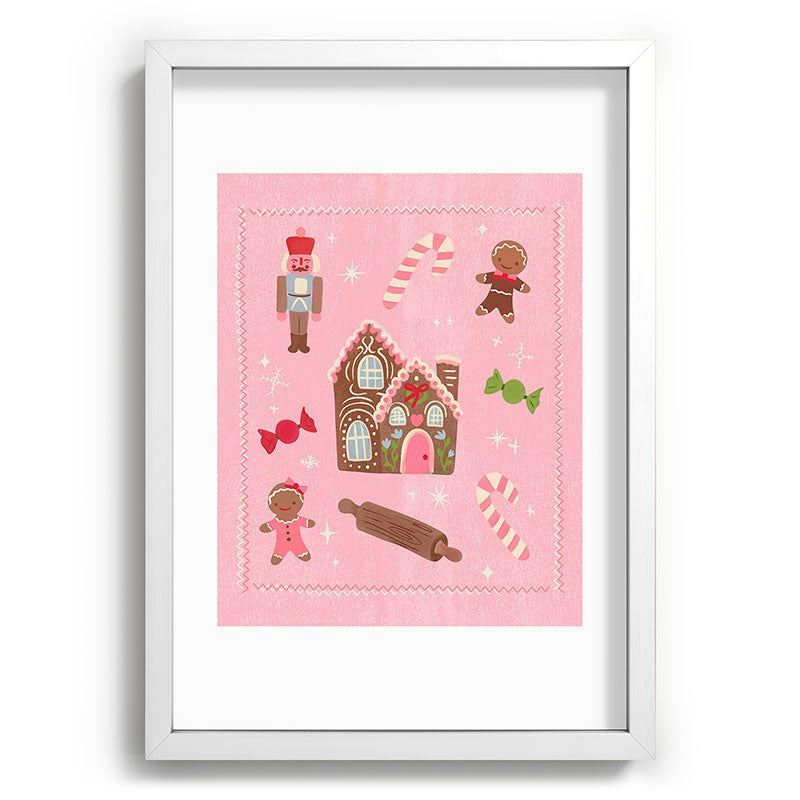 carriecantwell Sweet Christmas Holidays Recessed Framing Rectangle