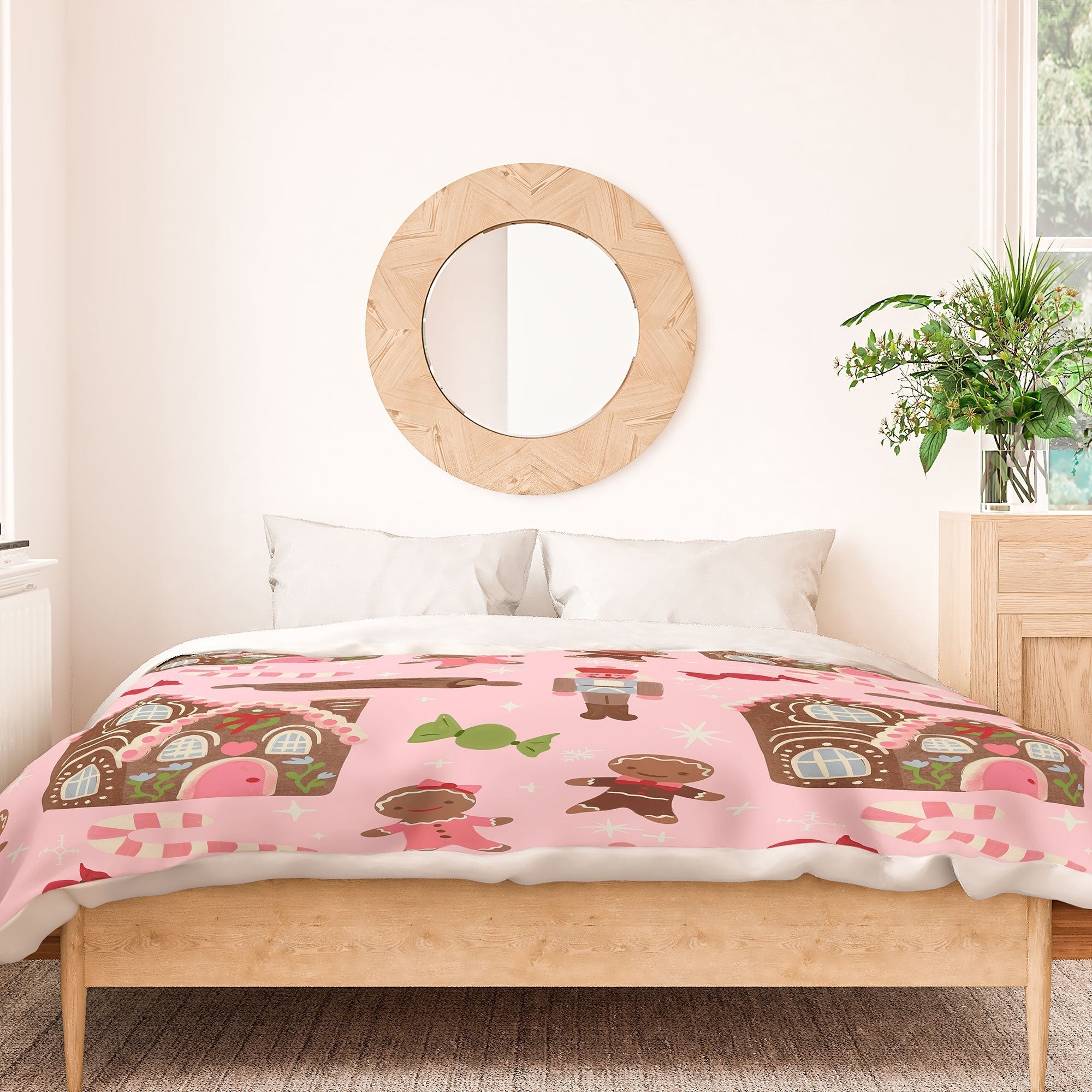 carriecantwell Sweet Christmas Holidays Duvet Cover