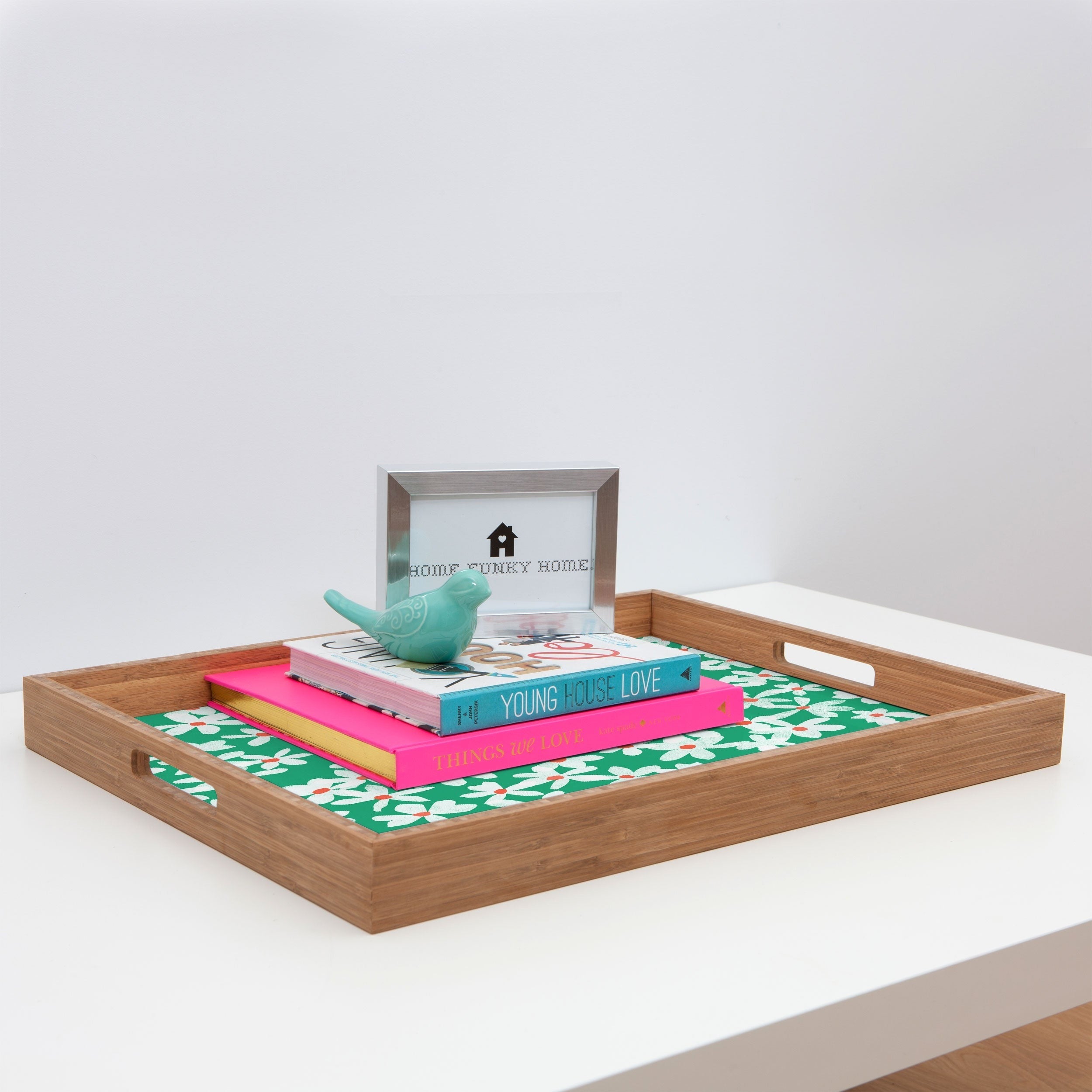 Garima Dhawan wildflowers 15 Rectangular Tray