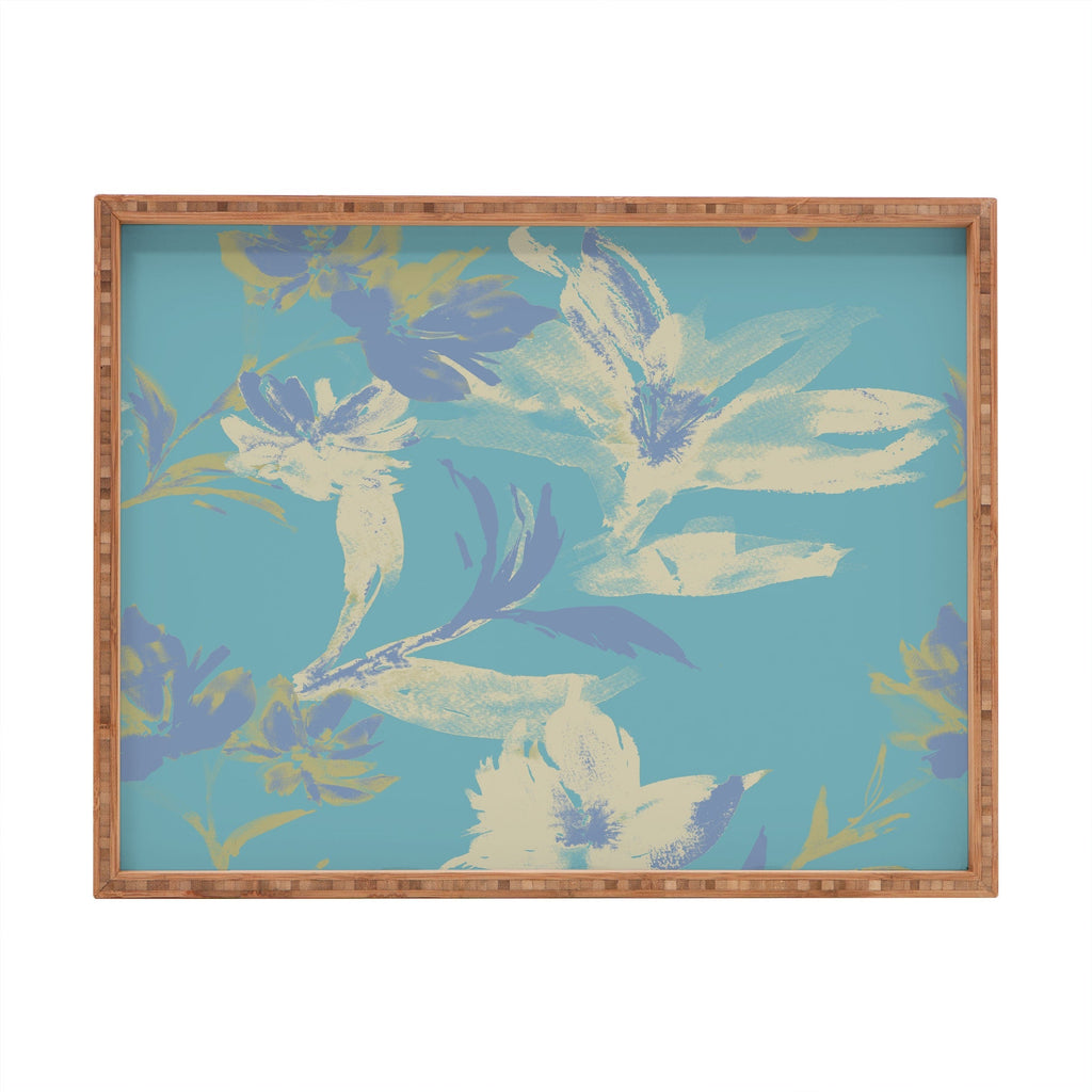 Gabriela Fuente Emma Blue Rectangular Tray