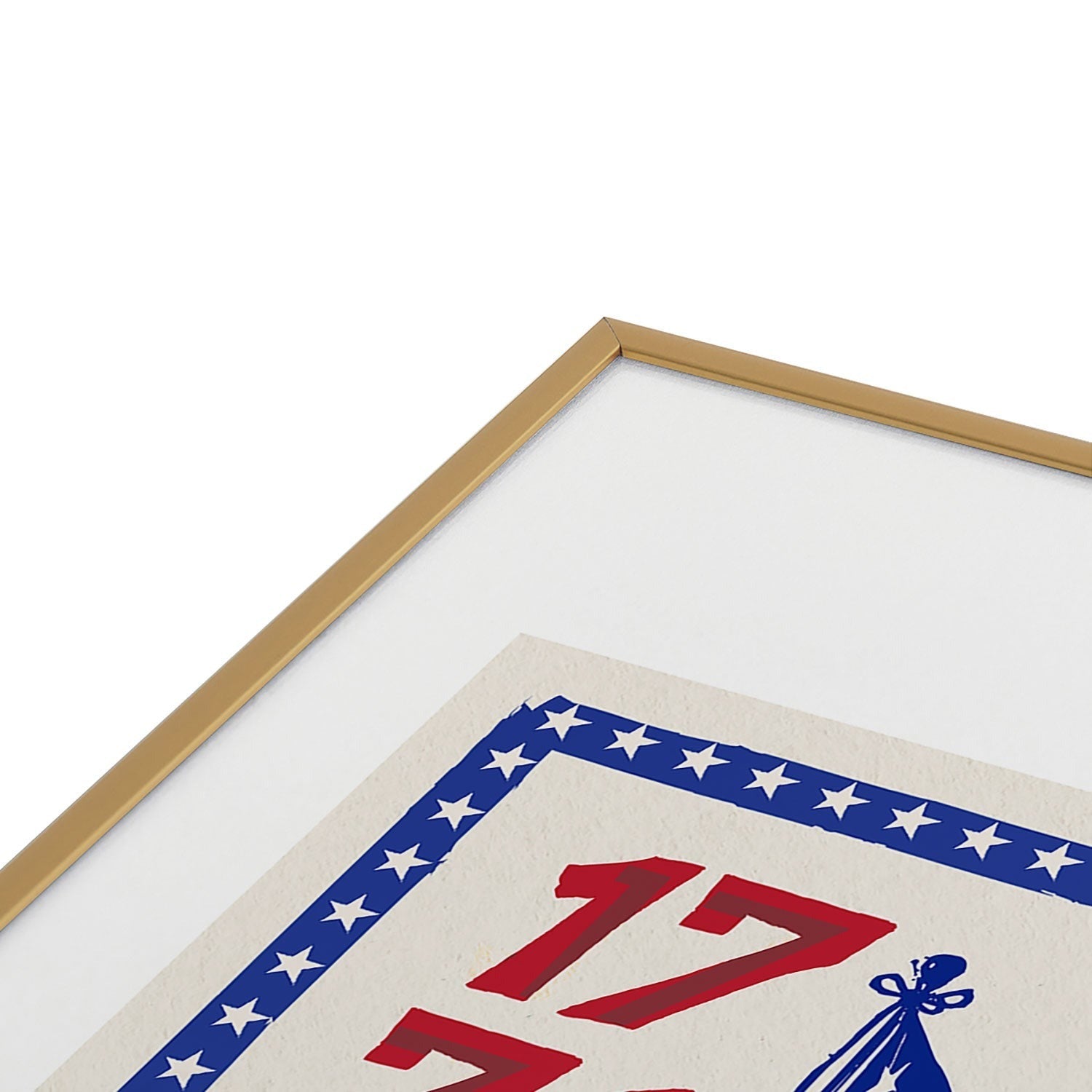 DENY Designs Retro 76 26 Metal Framed Art Print