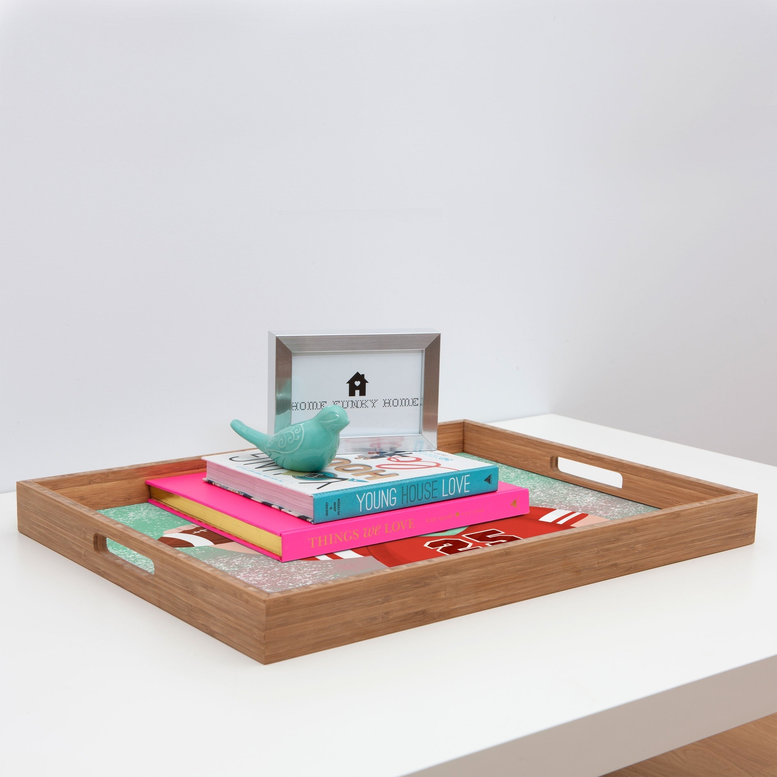 Design by Spark Sporty Football Santa Rectangular Tray