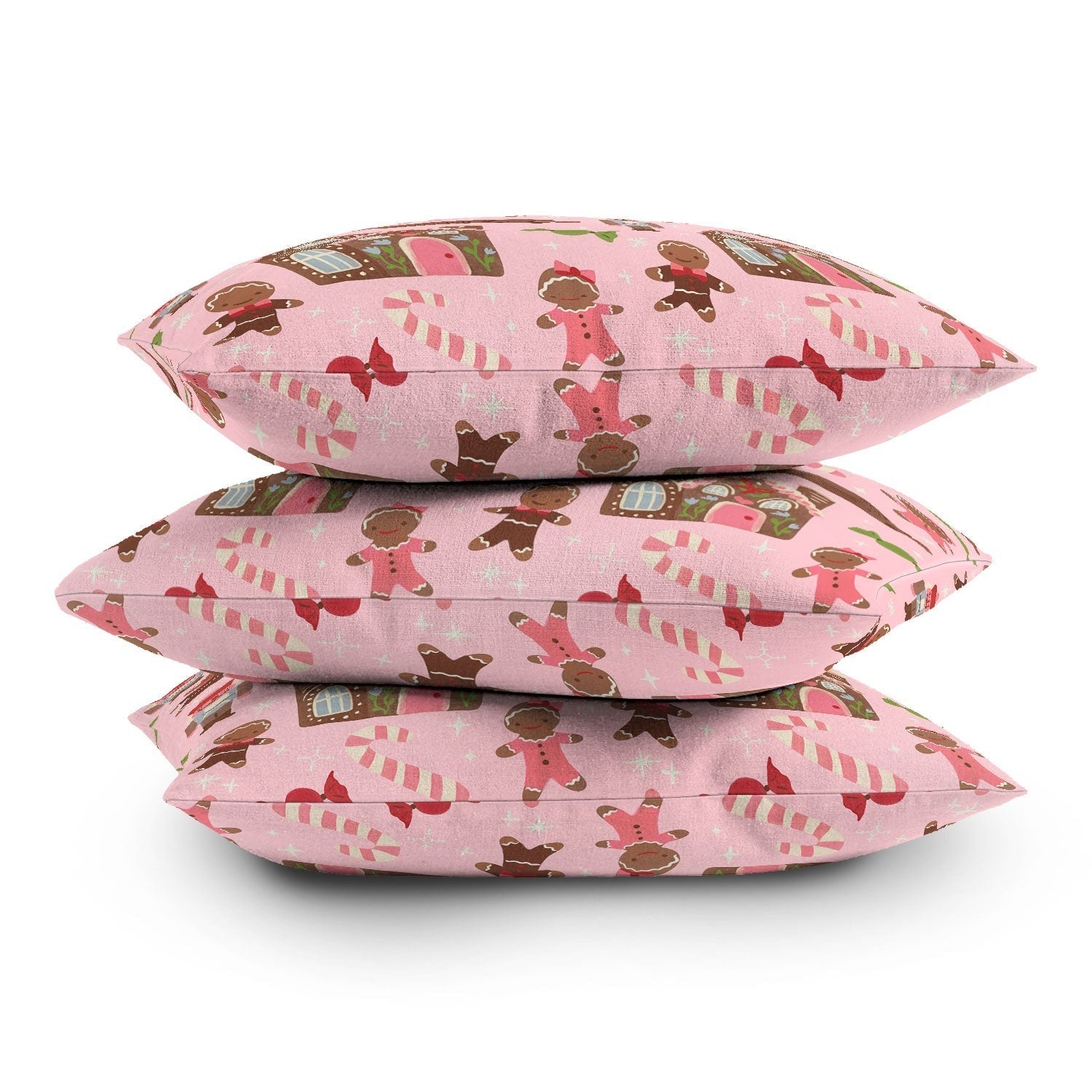 carriecantwell Sweet Christmas Holidays Outdoor Throw Pillow