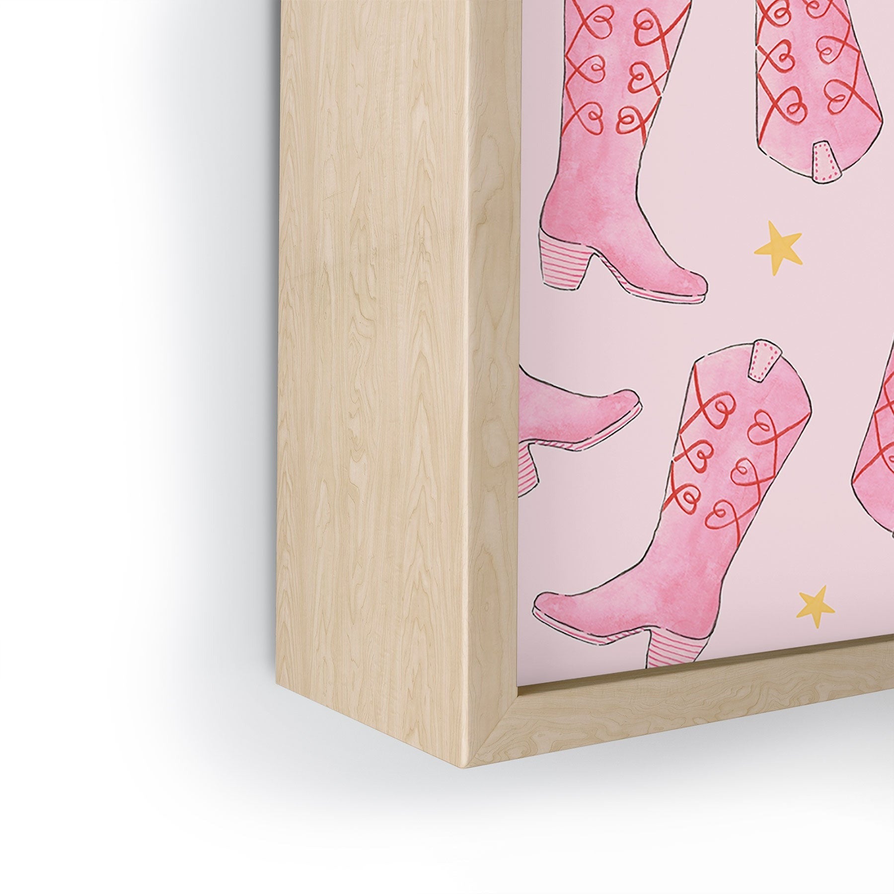 Love_Ryming Stars and Boots Framed Mini Art Print
