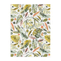 Ninola Design Botanic Retreat Tropical Jungle Leaves Botanical Green Orange Puzzle