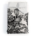 Julia Da Rocha Wild Leaves Duvet Cover