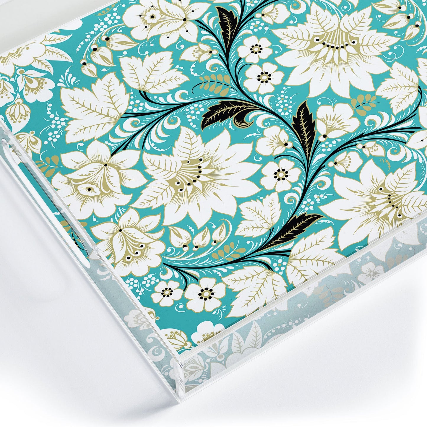 Juliana Curi Classic Turquoise Acrylic Tray