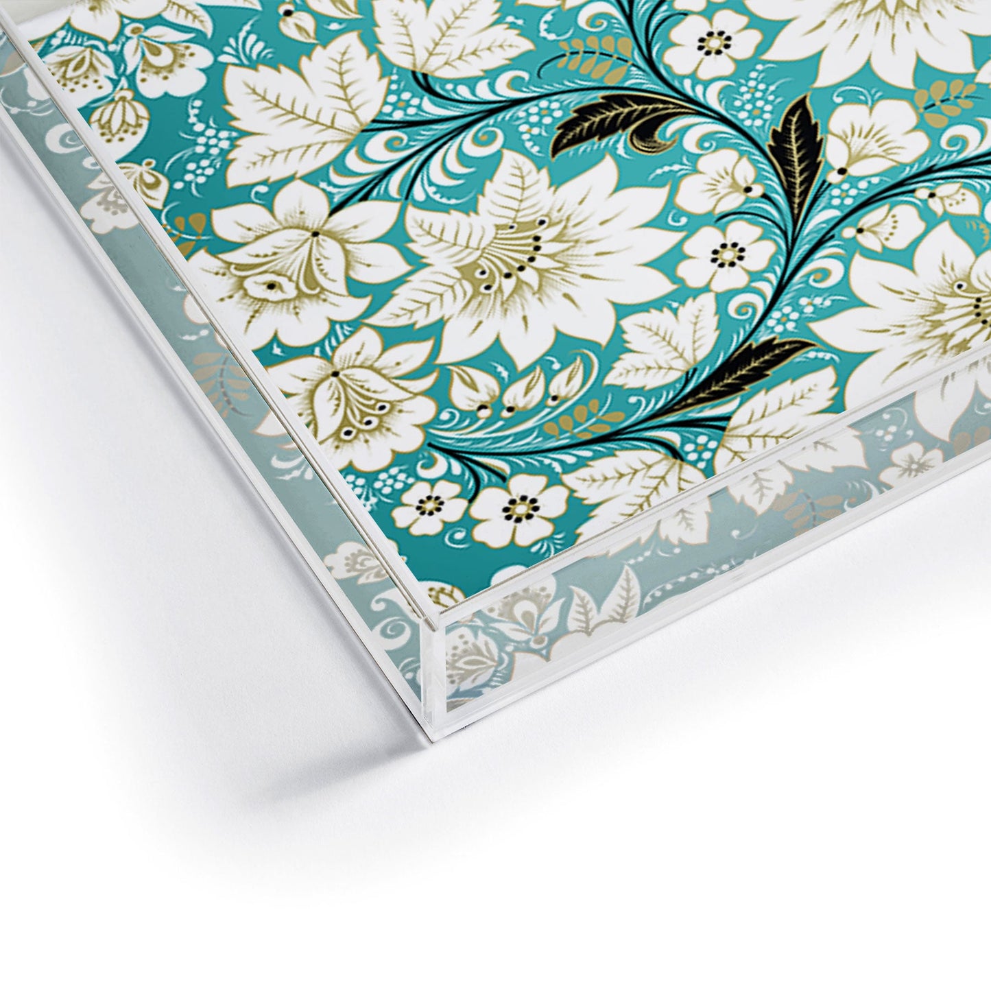 Juliana Curi Classic Turquoise Acrylic Tray
