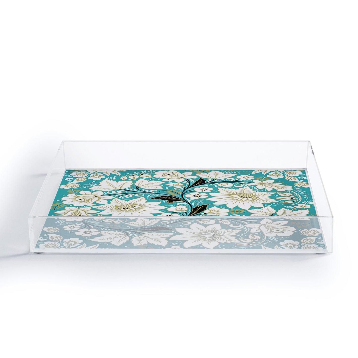 Juliana Curi Classic Turquoise Acrylic Tray