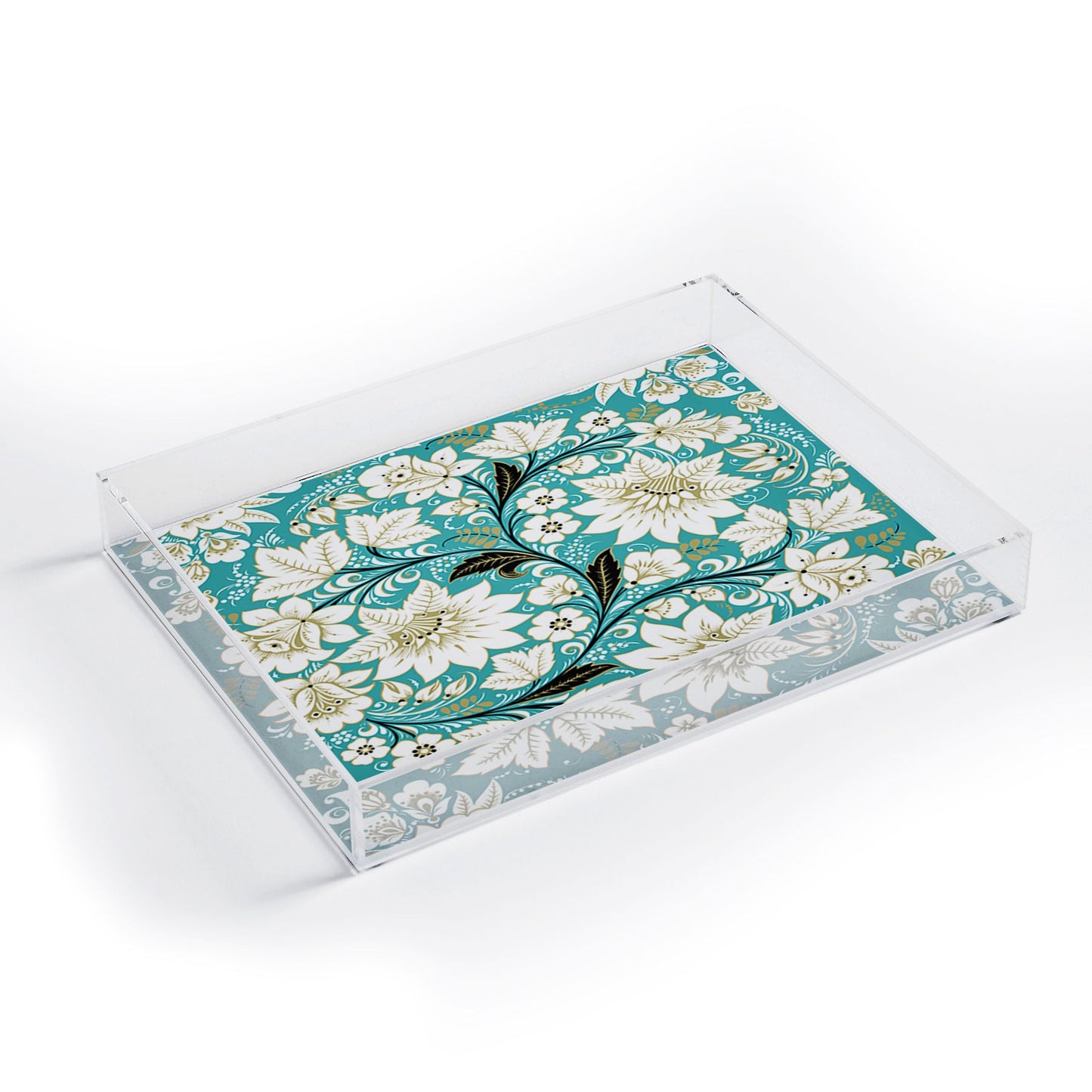 Juliana Curi Classic Turquoise Acrylic Tray