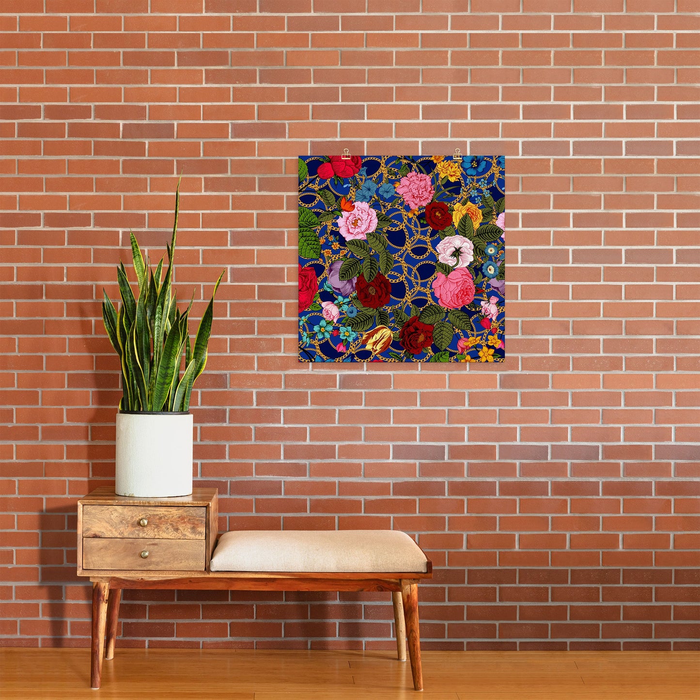 Juliana Curi Luxury Blue Art Print