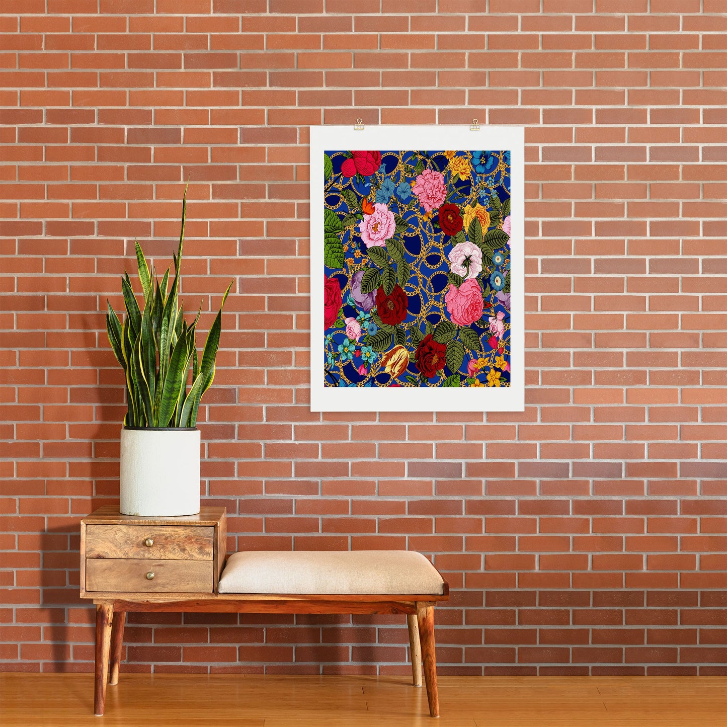 Juliana Curi Luxury Blue Art Print