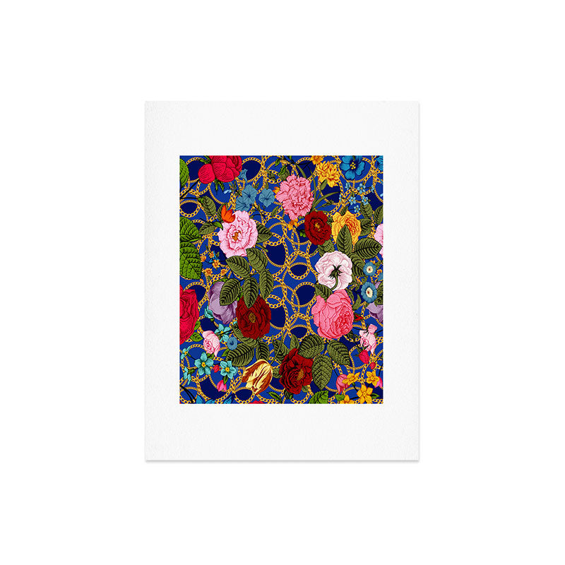 Juliana Curi Luxury Blue Art Print
