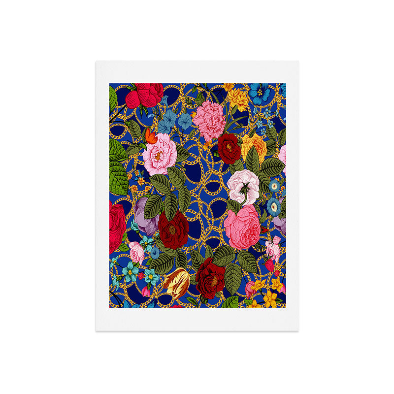 Juliana Curi Luxury Blue Art Print