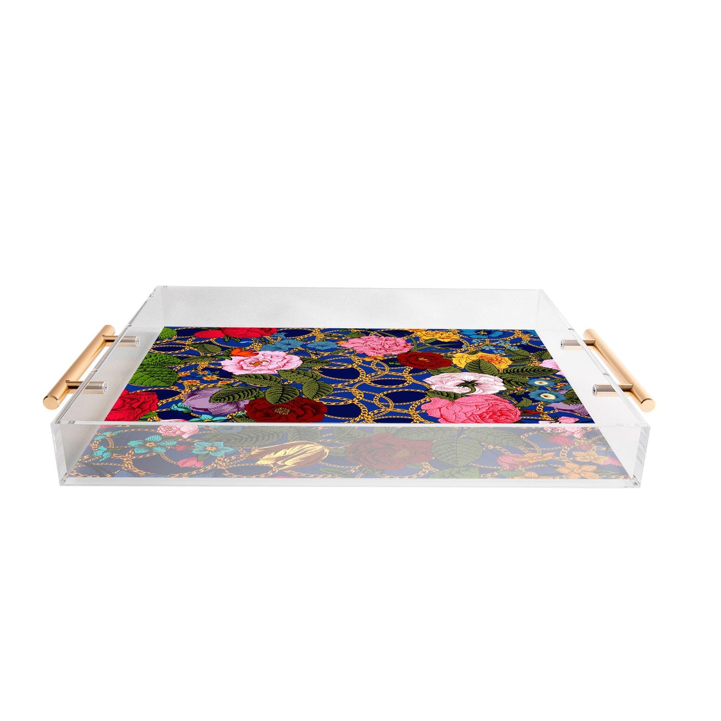 Juliana Curi Luxury Blue Acrylic Tray