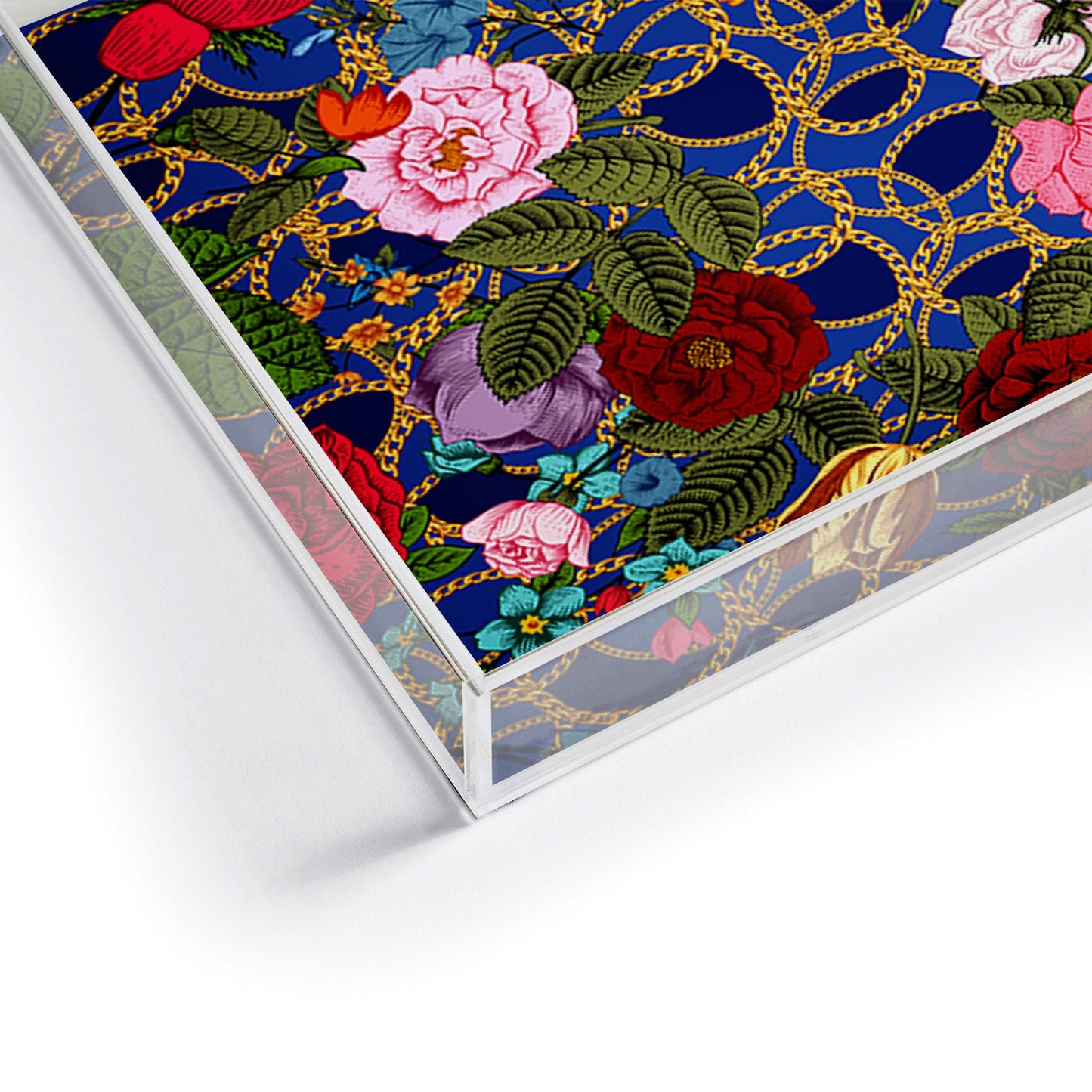 Juliana Curi Luxury Blue Acrylic Tray
