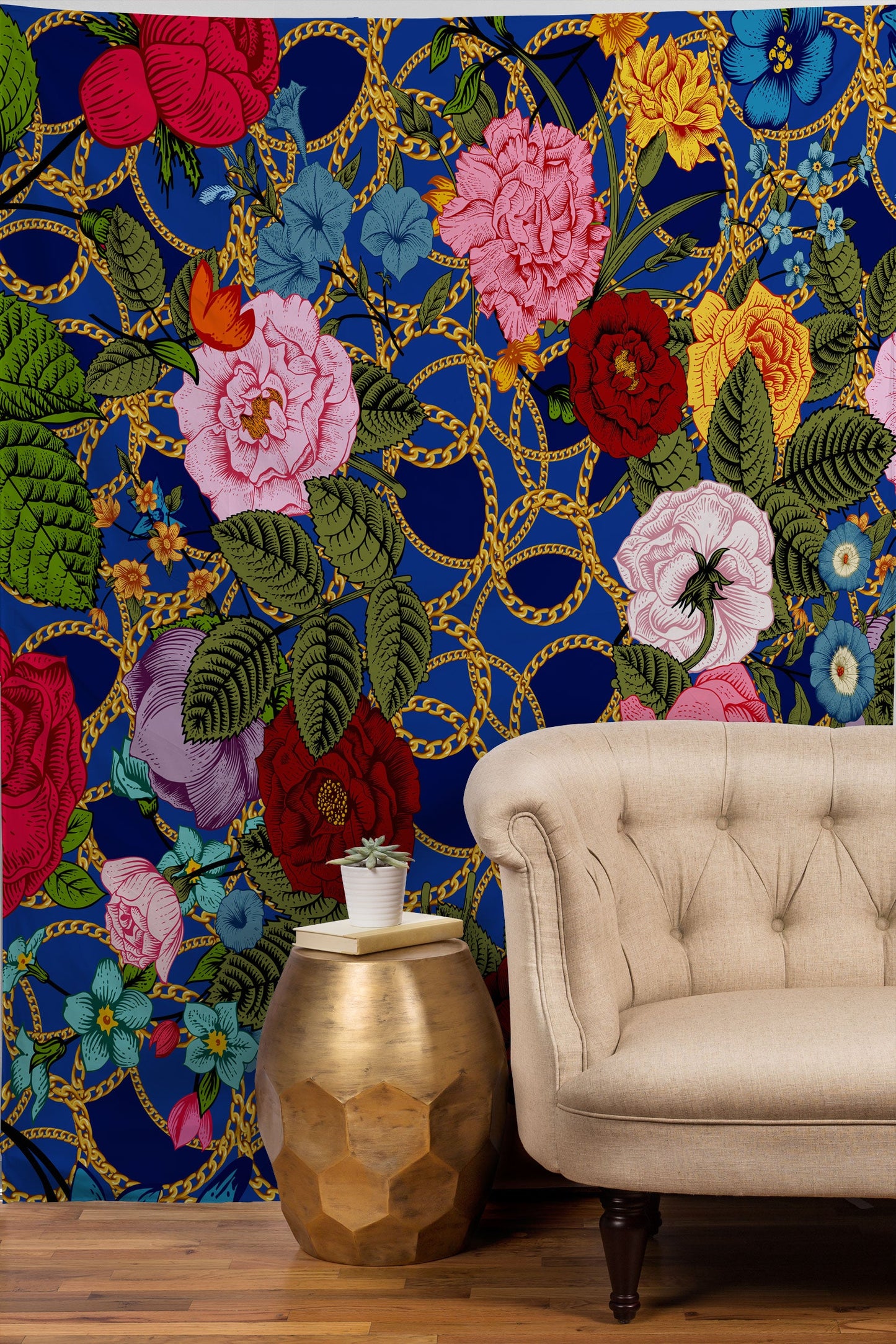 Juliana Curi Luxury Blue Tapestry