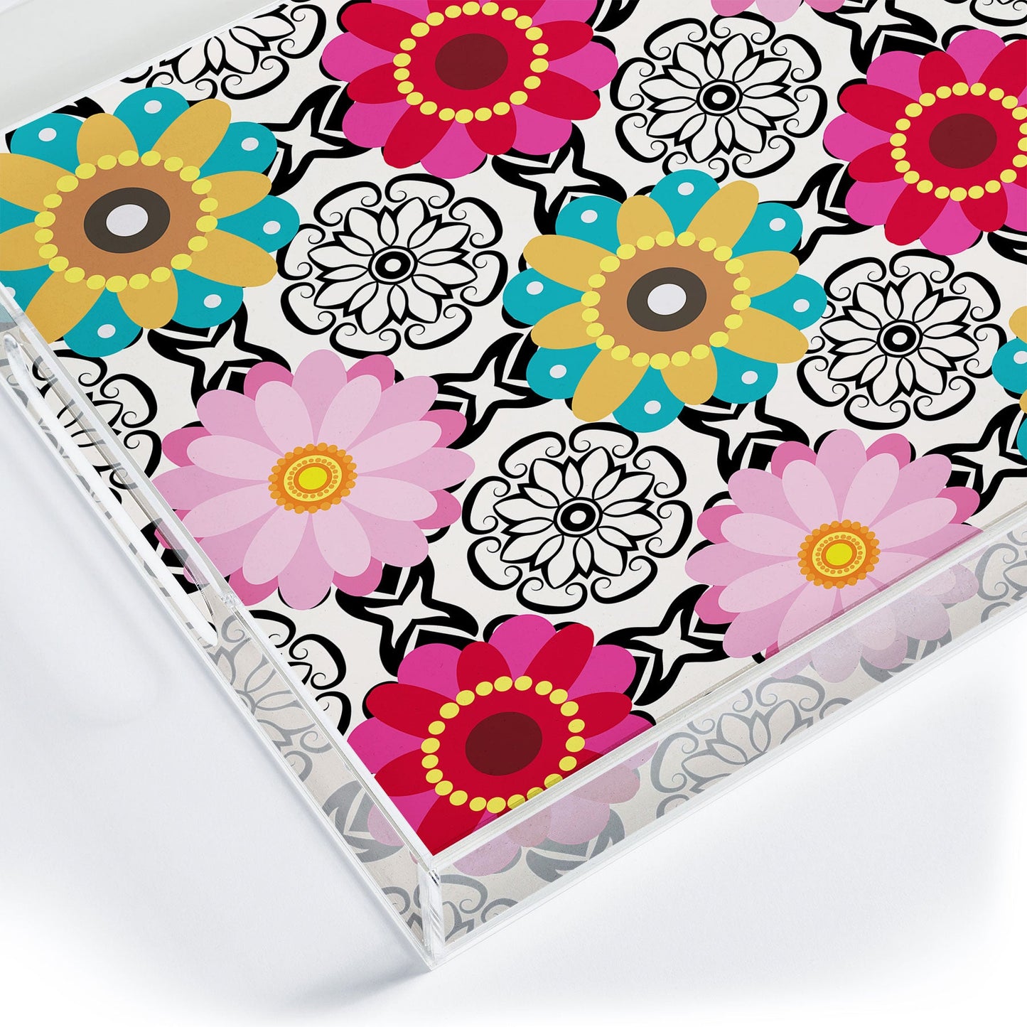 Juliana Curi Spring Mix Acrylic Tray