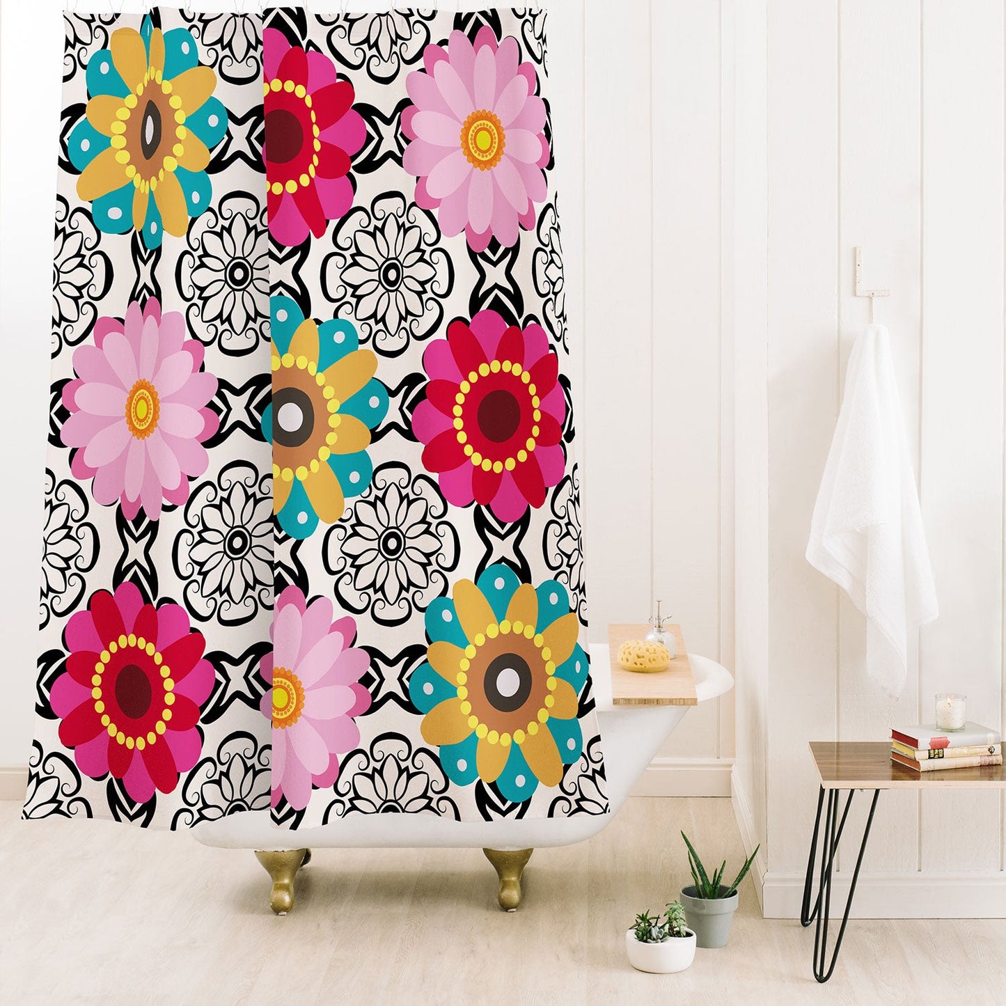 Juliana Curi Spring Mix Shower Curtain