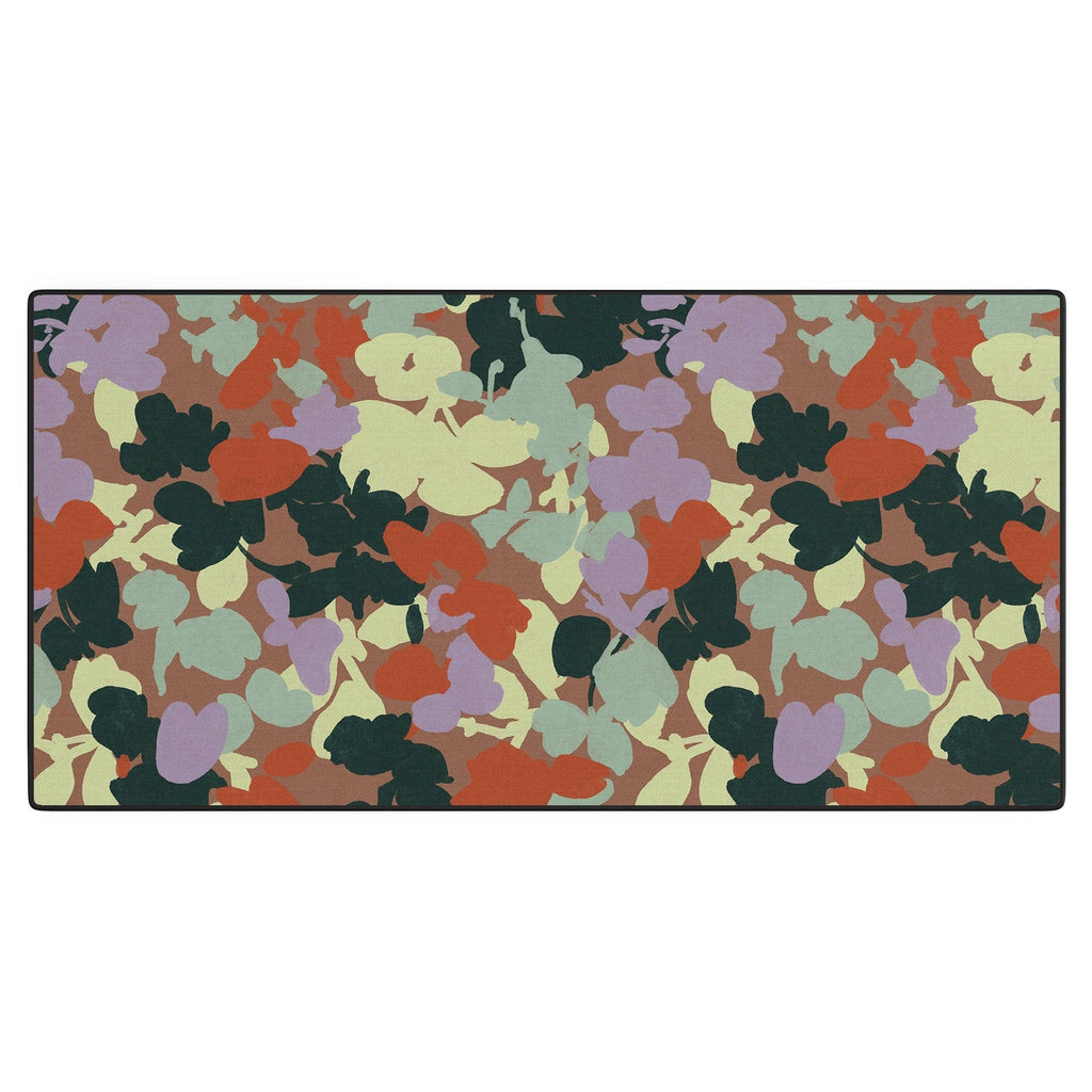 Marta Barragan Camarasa Retro Bloom Medley Desk Mat
