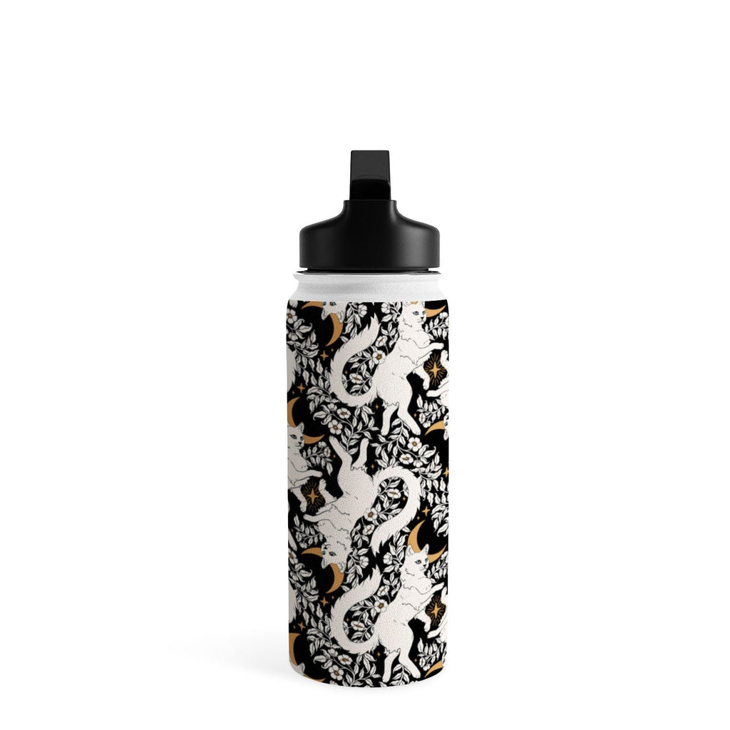 Avenie Celestial Cats Gold Water Bottle