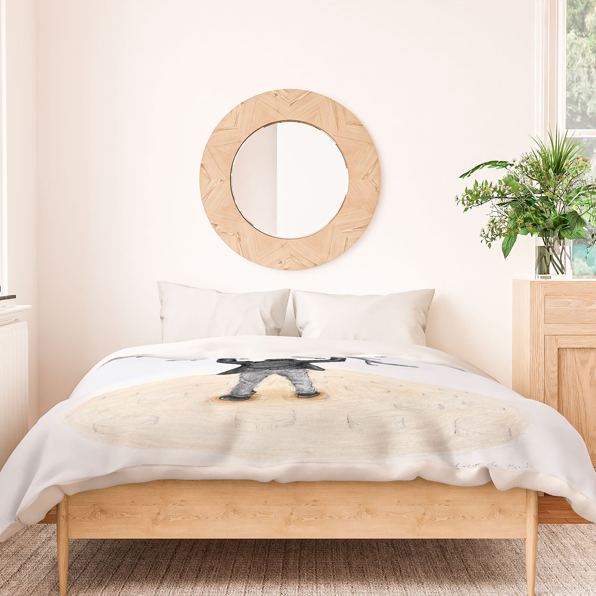 Coco de Paris Wood in the sky Duvet Cover