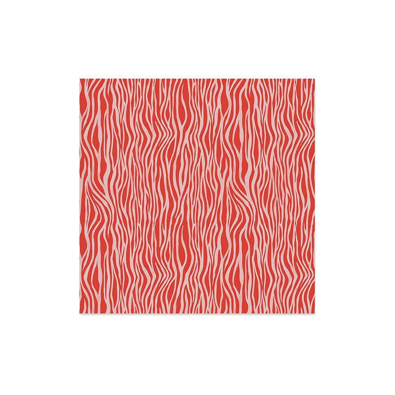 Avenie BR Red Zebra Stripe Art Print