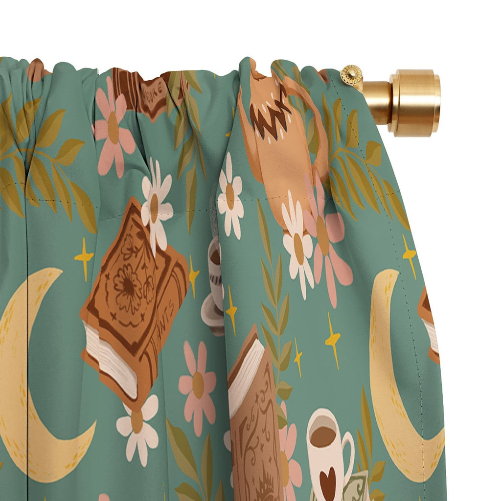 Avenie Moonlit Reading Nook I Blackout Window Curtain