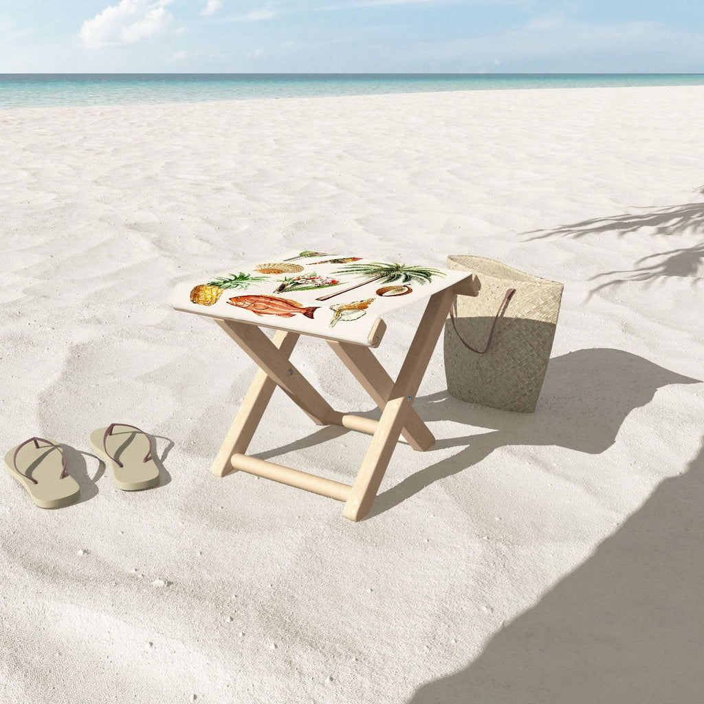 Gal Design Hawaii Collection Folding Stool
