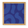 Camilla Foss Blue Pebble Framed Wall Art
