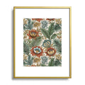 Marta Barragan Camarasa Retro Jungle Garden Metal Framed Art Print