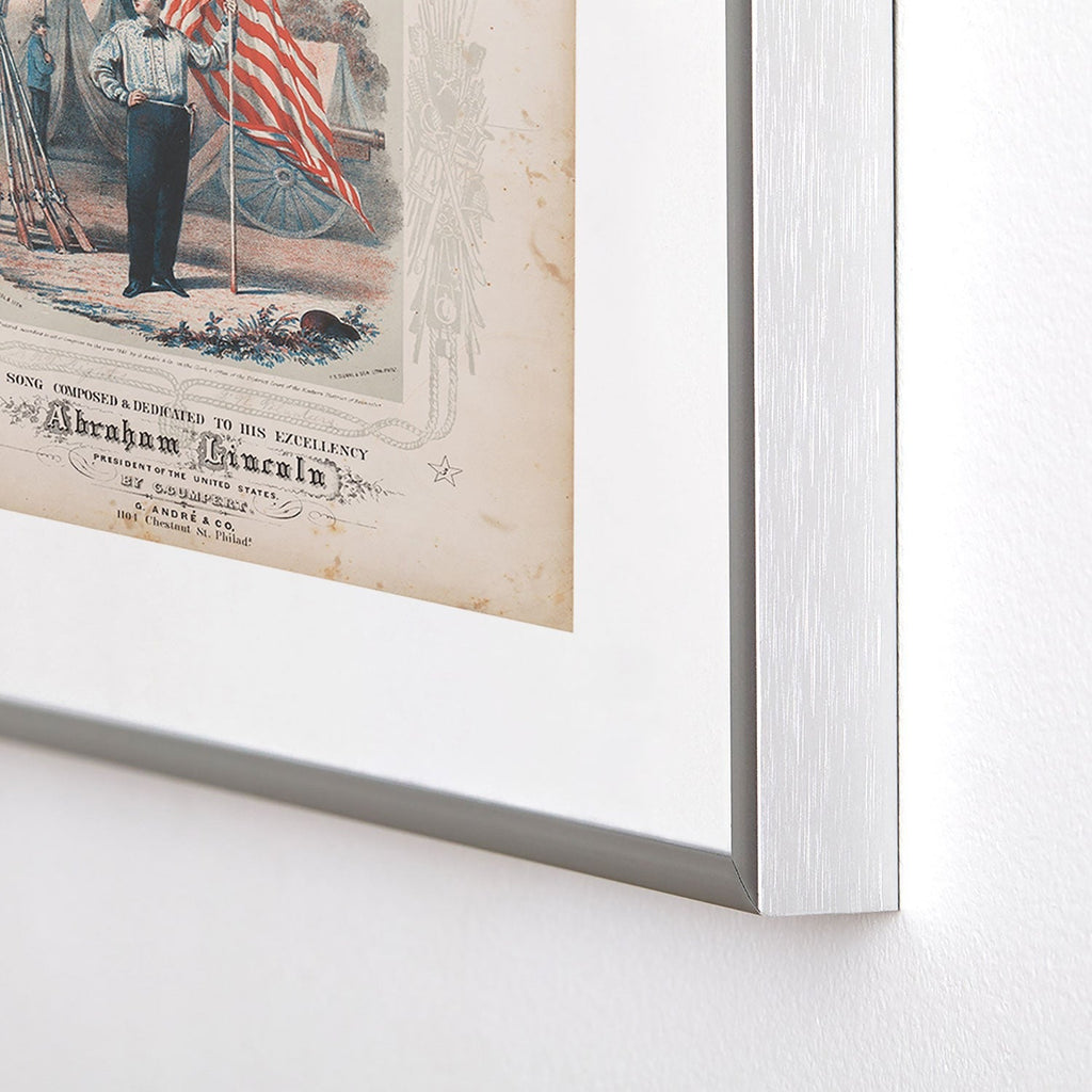 DENY Designs Our Country s Flag Metal Framed Art Print
